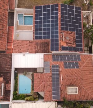 Energia solar em residência